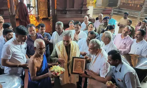 ಕಾಪು ಮಾರಿಗುಡಿಗೆ ಪರಿಷತ್ ಸಭಾಪತಿ ಬಸವರಾಜ್ ಹೊರಟ್ಟಿ ಭೇಟಿ