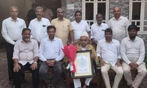 ರಾಜ್ಯೋತ್ಸವ ಪ್ರಶಸ್ತಿ ಪುರಸ್ಕೃತ‌ ಬಿ.ಎಚ್. ಖಾದರ್ ರಿಗೆ ಜಮೀಯ್ಯತುಲ್ ಫಲಾಹ್ ವತಿಯಿಂದ ಸನ್ಮಾನ