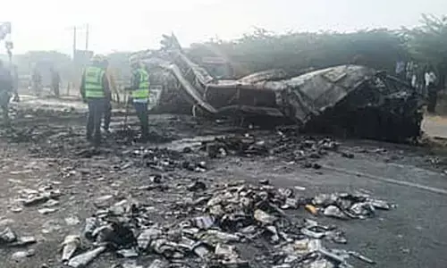 ಚಿತ್ರದುರ್ಗ ಬಸ್ ದುರಂತ |  ಸಂತಾಪ ವ್ಯಕ್ತಪಡಿಸಿದ ಸಿಎಂ, ಡಿಸಿಎಂ