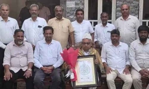 ರಾಜ್ಯೋತ್ಸವ ಪ್ರಶಸ್ತಿ ಪುರಸ್ಕೃತ‌ ಹಾಜಿ ಬಿ.ಎಚ್. ಖಾದರ್ ಬಂಟ್ವಾಳ ಅವರಿಗೆ ಜಮೀಯ್ಯತುಲ್ ಫಲಾಹ್ ವತಿಯಿಂದ ಸನ್ಮಾನ