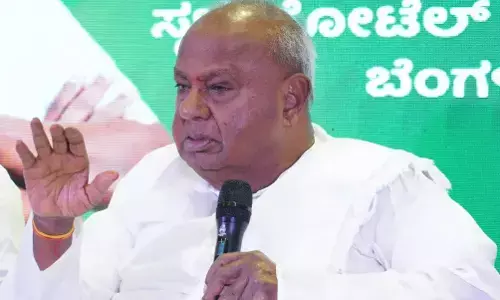 ಸಿದ್ದರಾಮಯ್ಯ ಅಹಿಂದ ನಾಯಕ ಆಗಿದ್ದರೆ ಎಲ್ಲಿ ಬೇಕಾದರೂ ಸ್ಪರ್ಧಿಸಬಹುದಿತ್ತು : ಎಚ್.ಡಿ.ದೇವೇಗೌಡ