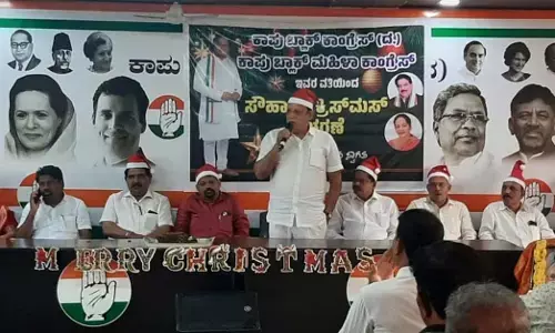 ಕಾಪು ಕಾಂಗ್ರೆಸ್‍ನಿಂದ ಸೌಹಾರ್ದ ಕ್ರಿಸ್ಮಸ್ ಆಚರಣೆ