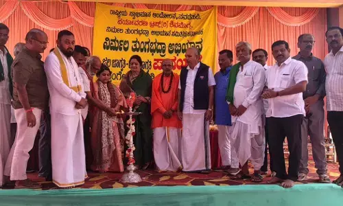 ಕಾರಟಗಿ: 3ನೇ ಹಂತದ ಜಲಜಾಗೃತಿ - ಜನಜಾಗೃತಿ ಪಾದಯಾತ್ರೆ