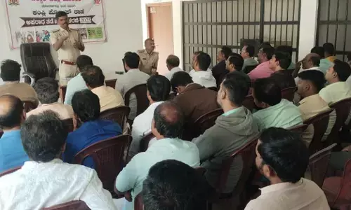 ಕಂಪ್ಲಿ | ಅಪರಾಧ ತಡೆ ಮಾಸಾಚರಣೆ ಕಾರ್ಯಕ್ರಮ