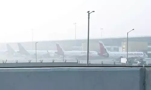 ದಿಲ್ಲಿ ವಿಮಾನ ನಿಲ್ದಾಣದಲ್ಲಿ ದಟ್ಟ ಮಂಜು| 118 ವಿಮಾನಗಳ ಹಾರಾಟ ರದ್ದು