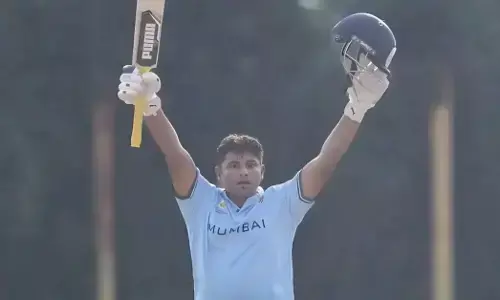 Vijay Hazare Trophy | 75 ಕ್ಕೆ 157 ರನ್; ಸರ್ಫರಾಝ್‌ ಖಾನ್ ಸ್ಫೋಟಕ ಶತಕ