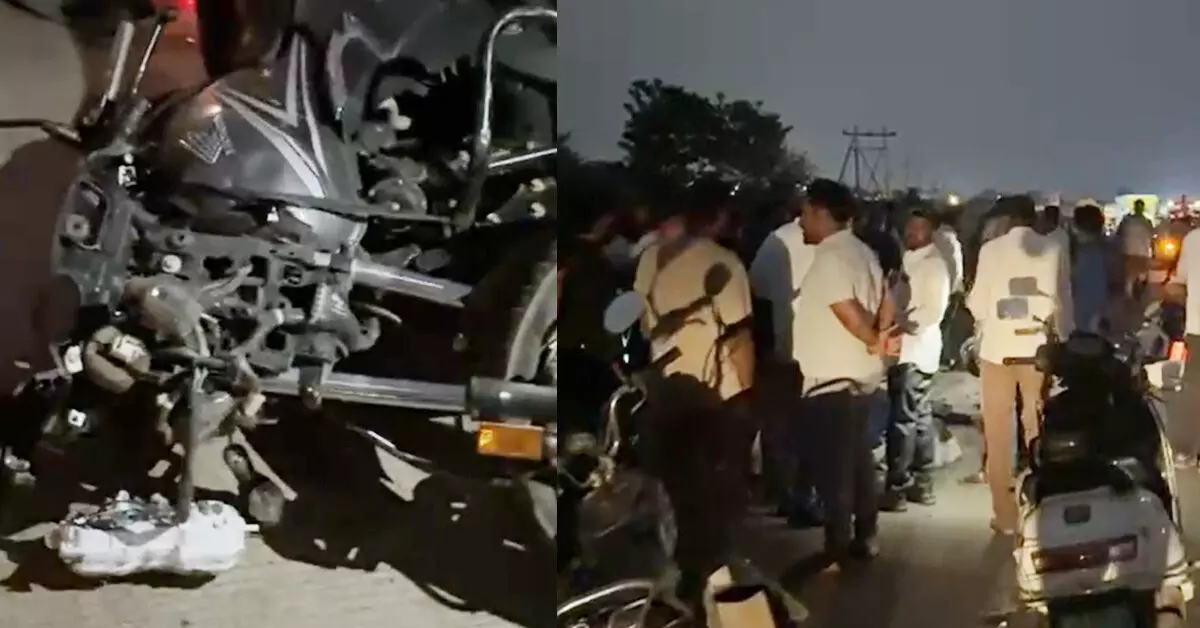 ಕೊಪ್ಪಳ | ಎರಡು ಬೈಕ್ಗಳು ಮುಖಾಮುಖಿ ಢಿಕ್ಕಿ : ಇಬ್ಬರು ಮೃತ್ಯು ಕೊಪ್ಪಳ | ಎರಡು ಬೈಕ್ಗಳು ಮುಖಾಮುಖಿ ಢಿಕ್ಕಿ : ಇಬ್ಬರು ಮೃತ್ಯು