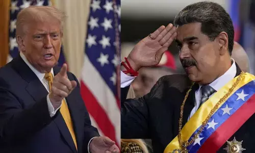 ವೆನೆಝುವೆಲಾದ ಮೇಲೆ ಅಮೆರಿಕದಿಂದ ದಾಳಿ; ಅಧ್ಯಕ್ಷ ಮಡುರೊ ಸೆರೆ: ಟ್ರಂಪ್ ಹೇಳಿಕೆ