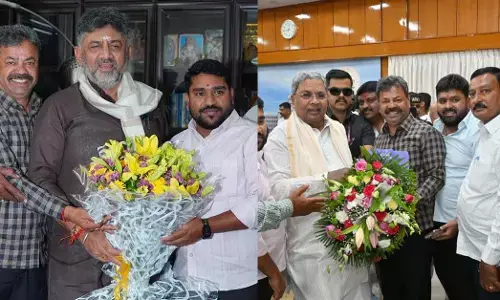 ಸಿಎಂ, ಡಿಸಿಎಂ ಭೇಟಿ ಮಾಡಿದ ಬಿಎಸ್‍ವೈ ಆಪ್ತ ಎಂ.ಪಿ. ರೇಣುಕಾಚಾರ್ಯ