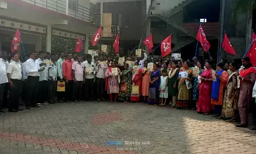 ವೆನೆಜುವೆಲಾ ಮೇಲಿನ ಅಮೇರಿಕಾ ದಾಳಿ ಖಂಡಿಸಿ ಸಿಪಿಎಂ ಪ್ರತಿಭಟನೆ