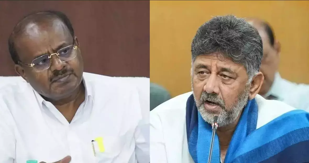 ಕುಮಾರಸ್ವಾಮಿಗಿಂತ ಹೆಚ್ಚಿನ ಅನುಭವವಿದೆ, ಅವರಿಂದ ಕಲಿಯುವ ಅಗತ್ಯ ನನಗಿಲ್ಲ: ಡಿ.ಕೆ.ಶಿವಕುಮಾರ್ ತಿರುಗೇಟು ಕುಮಾರಸ್ವಾಮಿಗಿಂತ ಹೆಚ್ಚಿನ ಅನುಭವವಿದೆ, ಅವರಿಂದ ಕಲಿಯುವ ಅಗತ್ಯ ನನಗಿಲ್ಲ: ಡಿ.ಕೆ.ಶಿವಕುಮಾರ್ ತಿರುಗೇಟು