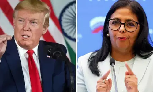 ಇಂಧನ ದುರಾಸೆ, ಮಾದಕ ದ್ರವ್ಯ ಭಯೋತ್ಪಾದನೆ ಅಲ್ಲ: ಟ್ರಂಪ್‌ಗೆ ತಿರುಗೇಟು ನೀಡಿದ ವೆನೆಝುವೆಲಾದ ಹಂಗಾಮಿ ಅಧ್ಯಕ್ಷೆ‌ ಡೆಲ್ಸಿ ರೊಡ್ರಿಗಸ್