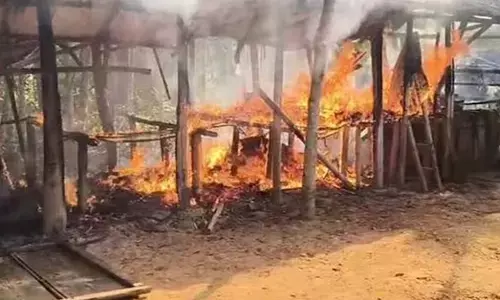 ತ್ರಿಪುರಾದಲ್ಲಿ ಕೋಮು ಹಿಂಸಾಚಾರ | ಅಂಗಡಿಗಳು, ಮನೆಗಳು, ಮಸೀದಿಗೆ ಬೆಂಕಿ: 10 ಮಂದಿ ಬಂಧನ