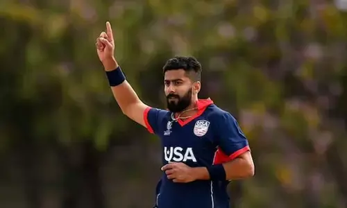 T20 ವಿಶ್ವಕಪ್ | ಪಾಕಿಸ್ತಾನ ಮೂಲದ ಅಮೆರಿಕದ ವೇಗಿ ಅಲಿ ಖಾನ್‌ ಗೆ ಭಾರತೀಯ ವೀಸಾ ನಿರಾಕರಣೆ