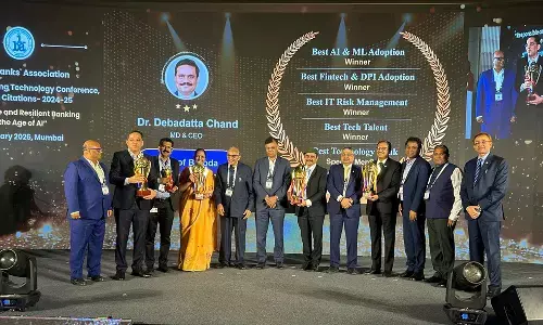 ಬ್ಯಾಂಕ್ ಆಫ್ ಬರೋಡಾಗೆ ಐದು ಪ್ರಶಸ್ತಿ