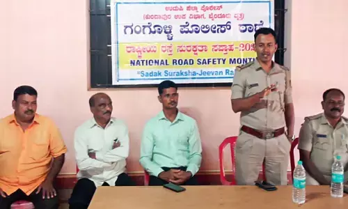 ಆಲೂರು: ರಾಷ್ಟ್ರೀಯ ರಸ್ತೆ ಸುರಕ್ಷತಾ ಸಪ್ತಾಹ