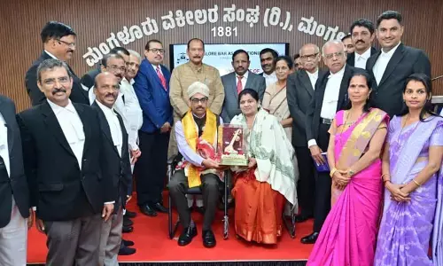 ಮಂಗಳೂರು ವಕೀಲರ ಸಂಘದಿಂದ ನ್ಯಾ. ಮುರಳಿಧರ ಪೈಗೆ ಸನ್ಮಾನ