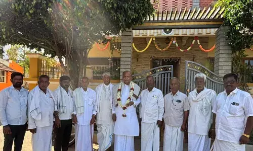 ಹರಪನಹಳ್ಳಿ | ತೌಡೂರು ಕೃಷಿ ಪತ್ತಿನ ಸಹಕಾರ ಸಂಘದ ಅಧ್ಯಕ್ಷರಾಗಿ ಬಿ.ದೊಡ್ಡ ಸಿದ್ದಪ್ಪ ಅವಿರೋಧ ಆಯ್ಕೆ