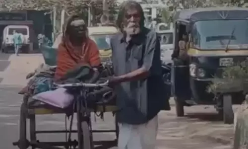 ಒಡಿಶಾ | ಅಸ್ವಸ್ಥ ಪತ್ನಿಯನ್ನು ಆಸ್ಪತ್ರೆಗೆ 600 ಕಿ.ಮೀ. ಸೈಕಲ್ ರಿಕ್ಷಾದಲ್ಲೇ ಕರೆದೊಯ್ದ 70ರ ವೃದ್ಧ!