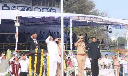 ವಿಜಯಪುರ| 77 ನೇ ಗಣರಾಜ್ಯೋತ್ಸವ:  ಉಸ್ತುವಾರಿ ಸಚಿವ ಎಂ.ಬಿ.ಪಾಟೀಲ ಧ್ವಜಾರೋಹಣ