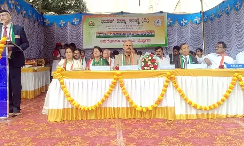 ಬೆಂಗಳೂರು | ಜಯನಗರದ ಭಾರತ್ ವಿದ್ಯಾ ಸಂಸ್ಥೆಯಲ್ಲಿ 77ನೇ ಗಣರಾಜ್ಯೋತ್ಸವ ಆಚರಣೆ