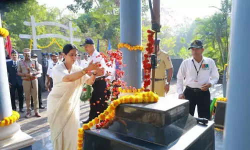ಉಡುಪಿ | ಹುತಾತ್ಮರಿಗೆ ಸಚಿವರಿಂದ ಗೌರವಾರ್ಪಣೆ