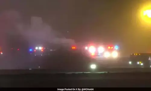 ಅಮೆರಿಕ | ಹಿಮ ಬಿರುಗಾಳಿಗೆ ತಲೆಕೆಳಗಾದ ವಿಮಾನ: ಏಳು ಮಂದಿ ಮೃತ್ಯು