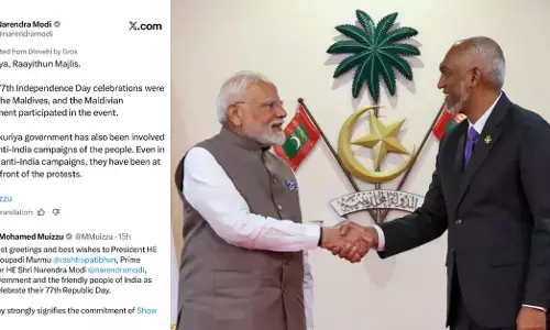 ಗ್ರೋಕ್‌ ಎಐ ಆವಾಂತರ| ಮಾಲ್ದೀವ್ಸ್ ಅಧ್ಯಕ್ಷರಿಗೆ ಮೋದಿಯ ‘ಎಕ್ಸ್’ ಪೋಸ್ಟ್ ತಪ್ಪಾಗಿ ಭಾಷಾಂತರ