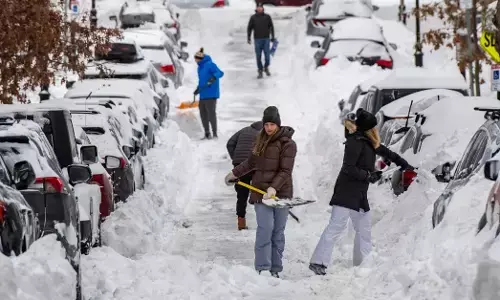 ಅಮೆರಿಕಾದಲ್ಲಿ ಚಳಿಗಾಳಿ, ಹಿಮಪಾತಕ್ಕೆ ಕನಿಷ್ಠ 30 ಮಂದಿ ಮೃತ್ಯು: ವರದಿ
