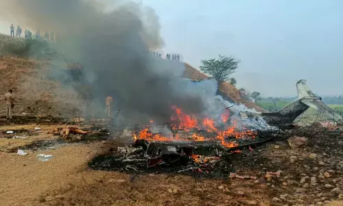 PHOTOS | ಅಜಿತ್ ಪವಾರ್ ಪ್ರಯಾಣಿಸುತ್ತಿದ್ದ ವಿಮಾನ ಪತನ