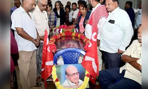 ನಿಮಾನ್ಸ್ ಆಸ್ಪತ್ರೆಗೆ ಕಾರ್ಮಿಕ ಮುಖಂಡ ಅನಂತ ಸುಬ್ಬರಾವ್‍ರ ಮೃತದೇಹ ಹಸ್ತಾಂತರ