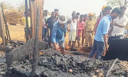 ಹೊಸಪೇಟೆ | ಆಕಸ್ಮಿಕ ಬೆಂಕಿ ಅವಘಡ : ಗುಡಿಸಲು ಸಂಪೂರ್ಣ ಭಸ್ಮ