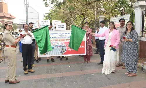 ಮಂಗಳೂರು ನಗರದಲ್ಲಿ ರಸ್ತೆ ಸುರಕ್ಷತಾ ಜಾಥಾ