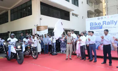 ಕ್ಯಾನ್ಸರ್ ಜಾಗೃತಿಗಾಗಿ ಮಣಿಪಾಲ - ಉಡುಪಿ ಬೈಕ್ ರ‍್ಯಾಲಿ