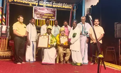 ಬಣ್ಣದೊಡೆಯನ ಸಂಸ್ಮರಣೆ: ದಿಗ್ಗಜ ಕಲಾವಿದರಿಗೆ ಗೌರವಾರ್ಪಣೆ