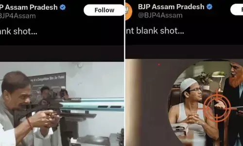 ಸಿಎಂ ಹಿಮಂತ ಶರ್ಮಾ ಮುಸ್ಲಿಮರ ವಿರುದ್ಧ ರೈಫಲ್ ಗುರಿಯಿಟ್ಟ AI ವೀಡಿಯೊ ಹಂಚಿಕೊಂಡ ಅಸ್ಸಾಂ ಬಿಜೆಪಿ; ವ್ಯಾಪಕ ಆಕ್ರೋಶದ ಬಳಿಕ ಪೋಸ್ಟ್‌ ಡಿಲೀಟ್!