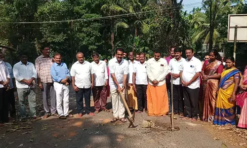 ನೆಲ್ಲಿಕಾರು : 1.50 ಕೋ. ವೆಚ್ಚದಲ್ಲಿ ನಿರ್ಮಾಣಗೊಳ್ಳಲಿರುವ ರಸ್ತೆಗೆ ಶಾಸಕರಿಂದ ಶಿಲಾನ್ಯಾಸ