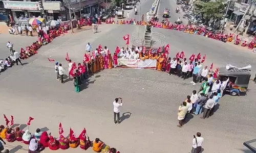 Yadgiri | ನಾಲ್ಕು ಕಾರ್ಮಿಕ ಸಂಹಿತೆಗಳನ್ನು ಹಿಂಪಡೆಯಲು ಆಗ್ರಹಿಸಿ ಜೆಸಿಟಿಯು ಪ್ರತಿಭಟನೆ