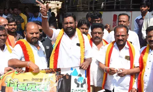 Bidar | ಕೆಕೆಆರ್‌ಟಿಸಿ ಬಸ್ಸುಗಳ ಮೇಲೆ ತಂಬಾಕು ಜಾಹೀರಾತು ಖಂಡಿಸಿ ಕನ್ನಡ ಸೇನೆಯಿಂದ ಪ್ರತಿಭಟನೆ