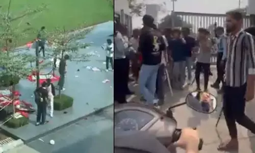 Madhya Pradesh | ʼವ್ಯಾಲೆಂಟೇನ್ಸ್ ಡೇʼ ಕಾರ್ಯಕ್ರಮಕ್ಕೆ ಅಡ್ಡಿ: ಇಂದೋರ್ ನ ಕಾಲೇಜಿನಲ್ಲಿ ಬಜರಂಗದಳದ ಕಾರ್ಯಕರ್ತರಿಂದ ದಾಂಧಲೆ