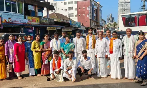 ಮಹಾಶಿವರಾತ್ರಿ: ಭಟ್ಕಳದಿಂದ ಮುರುಡೇಶ್ವರಕ್ಕೆ ತಹಶೀಲ್ದಾರರ ಪಾದಯಾತ್ರೆ