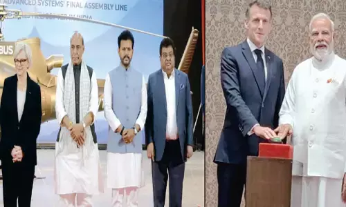 ಕೋಲಾರದ ವೇಮಗಲ್‌ನಲ್ಲಿ ಲಘು ಹೆಲಿಕಾಪ್ಟರ್ ಉತ್ಪಾದನಾ ಘಟಕಕ್ಕೆ ಪ್ರಧಾನಿ ಮೋದಿ, ಫ್ರಾನ್ಸ್ ಅಧ್ಯಕ್ಷ ಮ್ಯಾಕ್ರೋನ್ ಚಾಲನೆ
