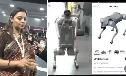 AI ಶೃಂಗಸಭೆ | ಚೀನಾದಲ್ಲಿ ತಯಾರಾದ ರೋಬೋಡಾಗ್ ತನ್ನದೆಂದು ಪ್ರದರ್ಶಿಸಿದ ವಿವಾದ: ಕ್ಷಮೆಯಾಚಿಸಿದ ಗಾಲ್ಗೋಟಿಯಾಸ್ ವಿವಿ