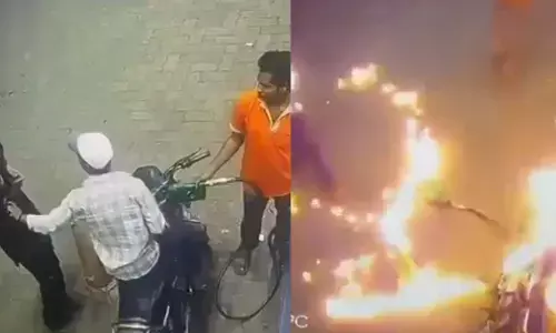 Chhattisgarh | ಪೆಟ್ರೋಲ್ ಬಂಕ್‌ನಲ್ಲಿ ಸಿಗರೇಟ್‌ ಸೇದಬೇಡ ಎಂದಿದ್ದಕ್ಕೆ ಬೆಂಕಿ ಹಚ್ಚಿದ ಯುವಕ: ವೀಡಿಯೊ ವೈರಲ್