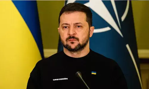 ಉಕ್ರೇನ್ನಲ್ಲಿ ಶೀಘ್ರ ಅಧ್ಯಕ್ಷೀಯ ಚುನಾವಣೆಗೆ ರಶ್ಯ ಒತ್ತಡ: ಝೆಲೆನ್ಸ್ಕಿ