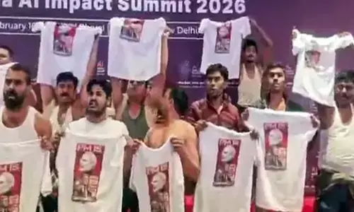 ನಾಚಿಕೆಯಿಲ್ಲದ ರಾಜಕೀಯ: AI ಶೃಂಗಸಭೆಯಲ್ಲಿ ಯುವ ಕಾಂಗ್ರೆಸ್‌ನ ಅರೆಬೆತ್ತಲೆ ಪ್ರತಿಭಟನೆ ಬಗ್ಗೆ ಪ್ರಧಾನಿ ಮೋದಿ ವಾಗ್ದಾಳಿ