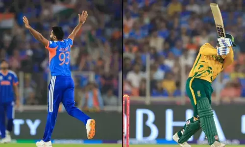 T20 ವಿಶ್ವಕಪ್ ಸೂಪರ್ 8 | ಭಾರತಕ್ಕೆ 188 ರನ್ ಗಳ ಗುರಿ ನೀಡಿದ ದಕ್ಷಿಣ ಆಫ್ರಿಕಾ