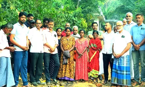 ದಲಿತ ವೃದ್ಧೆಗೆ ಸೂರು ಕಲ್ಪಿಸಿದ ಮುಸ್ಲಿಮ್ ಯುವಕರು