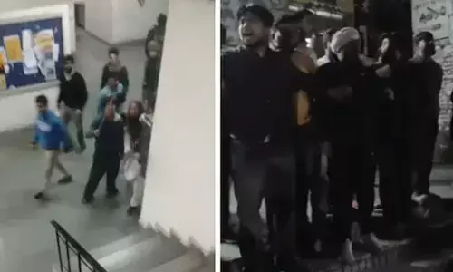 ಜೆಎನ್‌ಯುನಲ್ಲಿ ಎಡ, ಬಲ ಪಂಥೀಯ ವಿದ್ಯಾರ್ಥಿಗಳ ನಡುವೆ ಘರ್ಷಣೆ