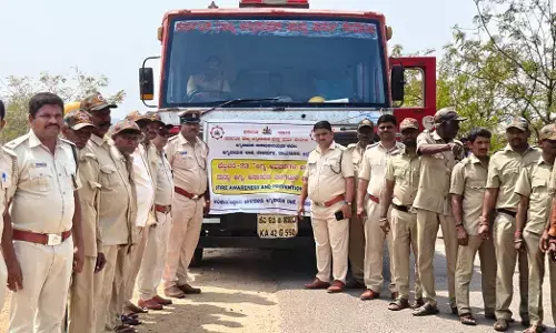 ದೇವದುರ್ಗ | ಅಗ್ನಿ ಅವಘಡ ತಡೆ ಕುರಿತು ಅಣಕು ಪ್ರದರ್ಶನ